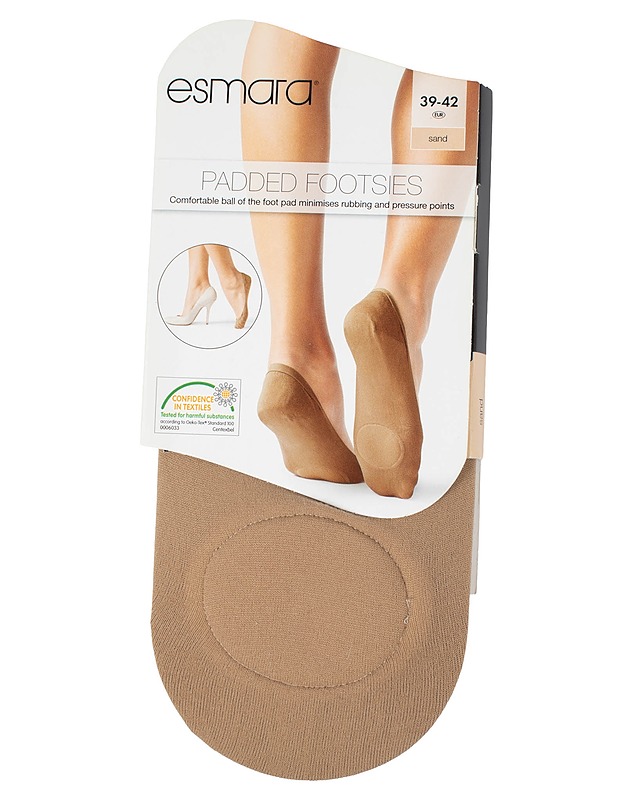 ESMARA Padded Footsies sukat, 39-42 - Asusteet - 10105599640 - 0