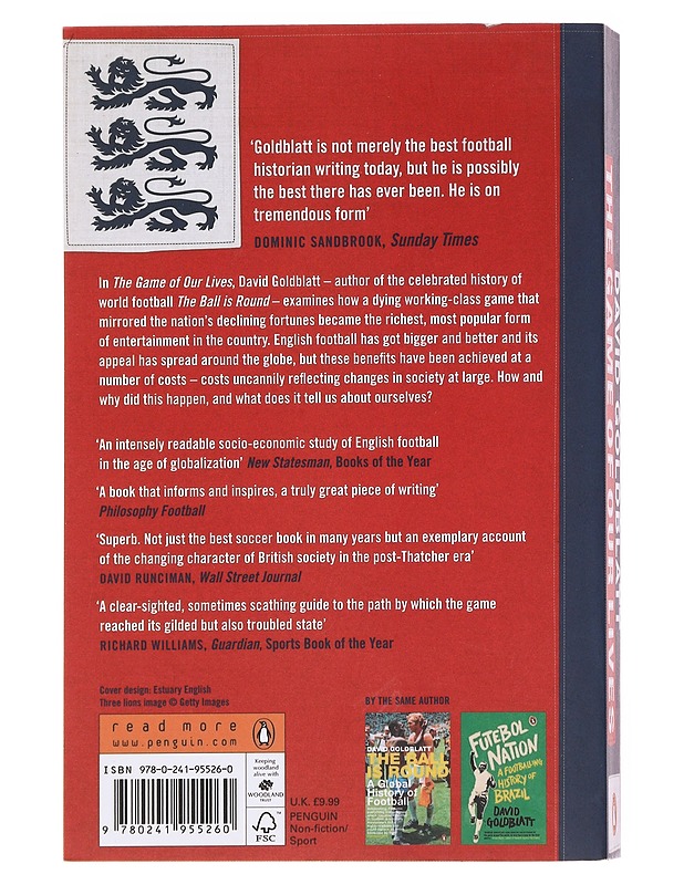 The game of our lives : the meaning and making of English football - David Goldblatt - Romaanit ja novellit - 10105599684 - 1