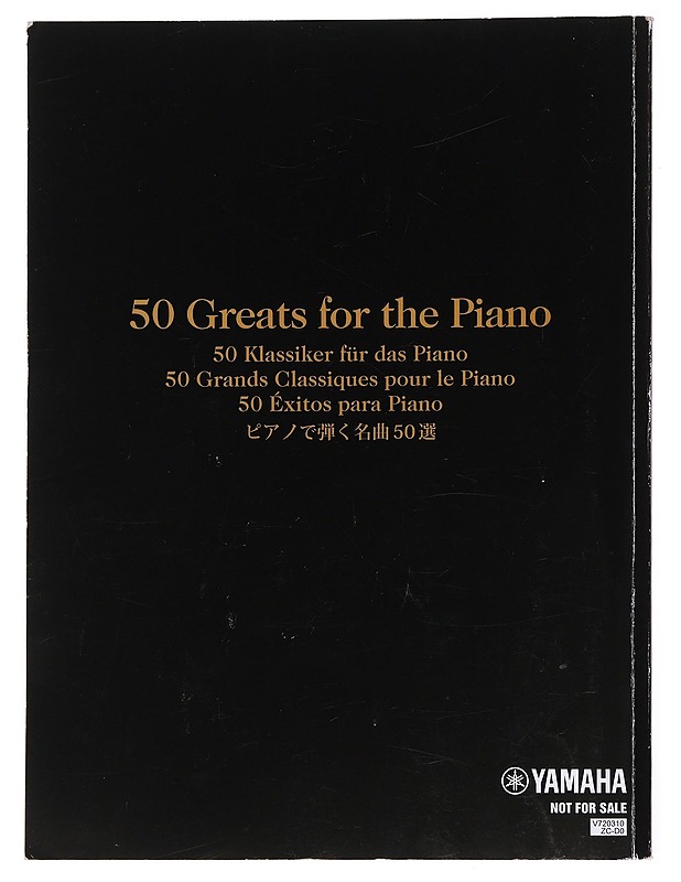 50 Greats for the Piano - Harrastekirjat - 10105599722 - 1