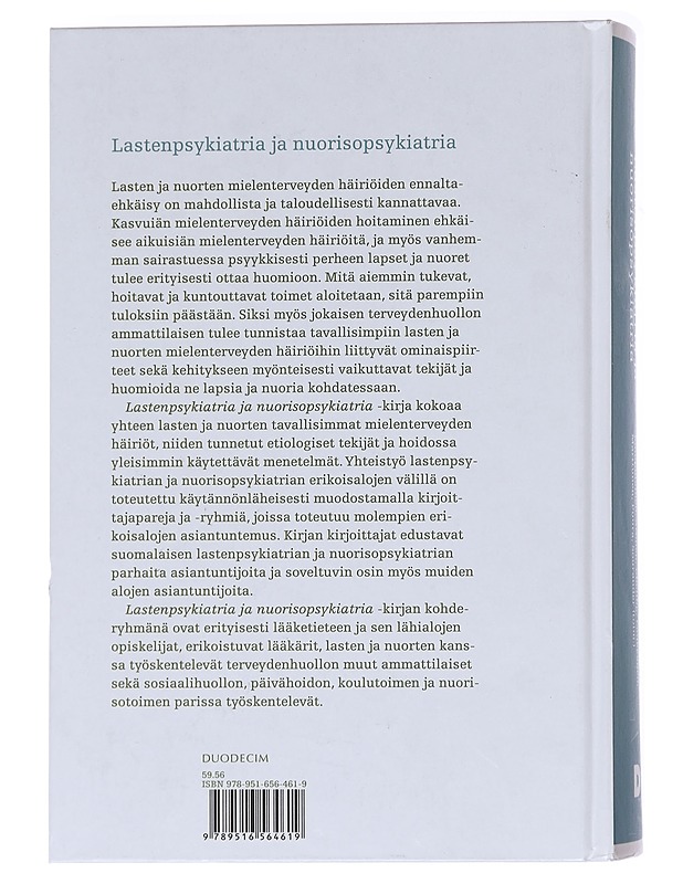 Lastenpsykiatria ja nuorisopsykiatria - Kumpulainen, Kirsti - Tietokirjat ja oppaat - 10105599725 - 1