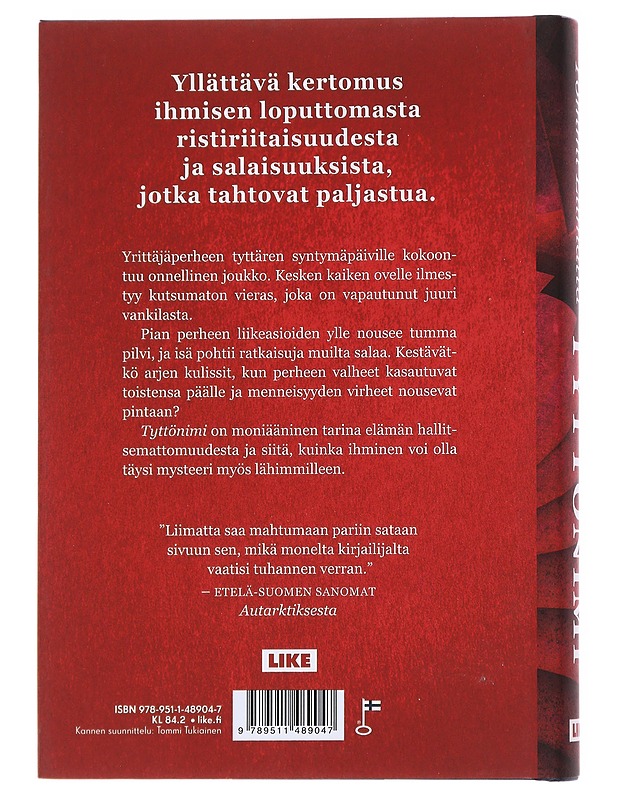 Tyttönimi / romaani - Tommi Liimatta - Romaanit ja novellit - 10105599739 - 1
