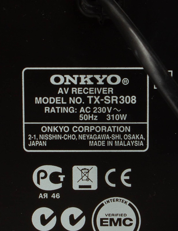 ONKYO TX-SR308 -av-viritin/vahvistin  - Audio - 10105599746 - 3
