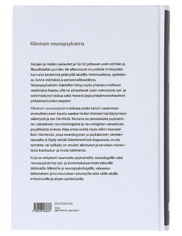 Kliininen neuropsykiatria - Akila, Ritva - Tietokirjat ja oppaat - 10105599824 - 1