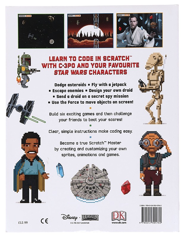 Star Wars coding projects - Jon Woodcock - Tietokirjat ja oppaat - 10105599863 - 1