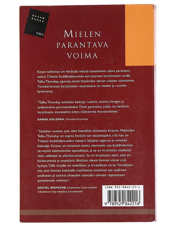 Mielen parantava voima - Tulku Thondup - Tietokirjat ja oppaat - 10105599864 - 1