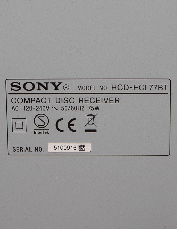 SONY HDC-ECL77BT -stereot  - Audio - 10105599880 - 2
