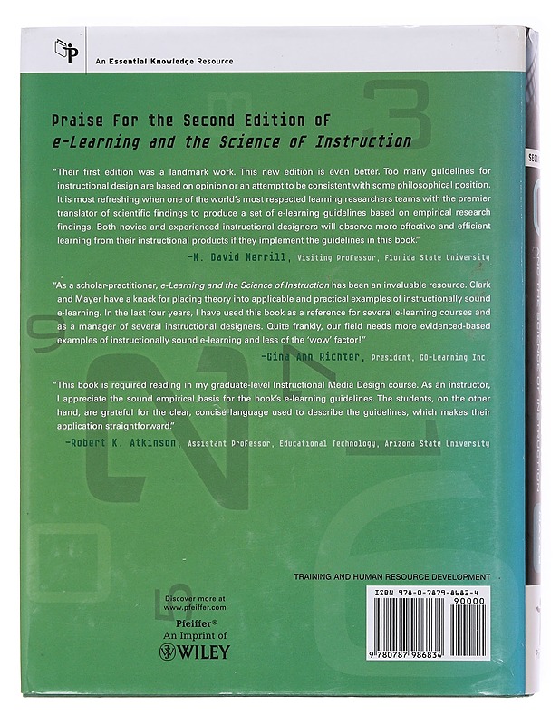 e-Learning and the science of instruction - Mayer, Richard E. - Tietokirjat - 10105599878 - 1
