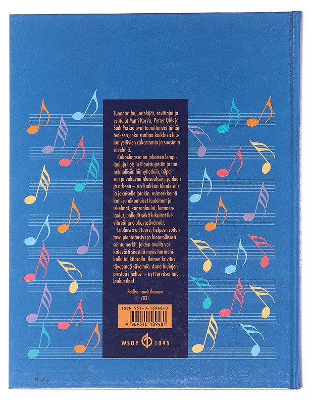 Suomalaisten lempilauluja - Korva, Matti - Musiikki- ja elokuvakirjat - 10105599918 - 1