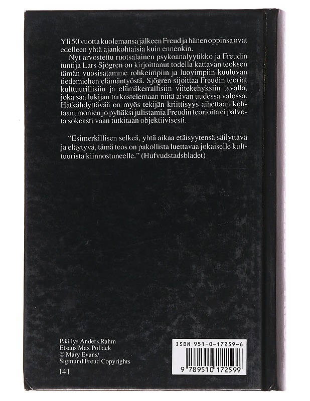 Sigmund Freud elämä ja teokset - Lars Sjögren - Elämäkerrat ja muistelmat - 10105599935 - 1