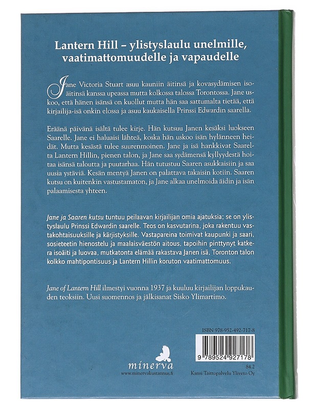 Jane ja saaren kutsu - L. M. Montgomery - Romaanit ja novellit - 10105599958 - 1