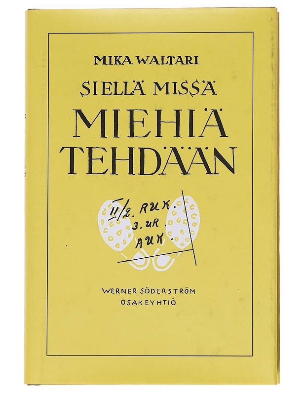 Siellä missä miehiä tehdään - Mika Waltari - Elämäkerrat ja muistelmat - 10105600003 - 0