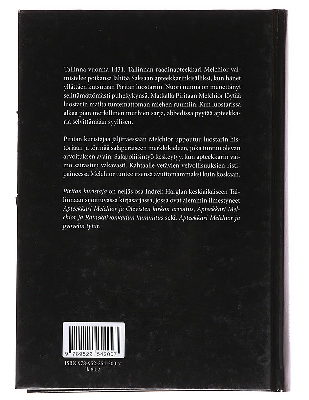 Apteekkari Melchior ja Piritan kuristaja - Indrek Hargla - Romaanit ja novellit - 10105600012 - 1