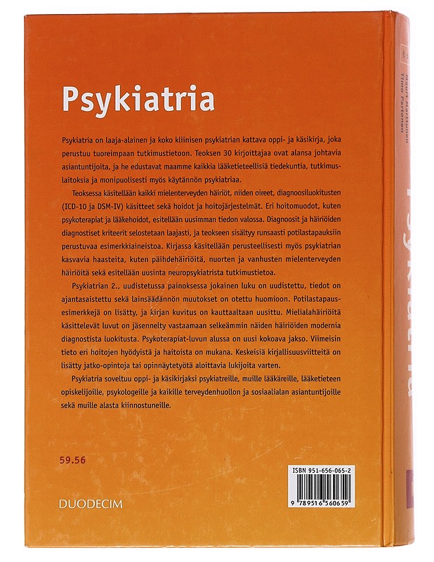 Psykiatria - Lönnqvist, Jouko - Tietokirjat ja oppaat - 10105600047 - 1