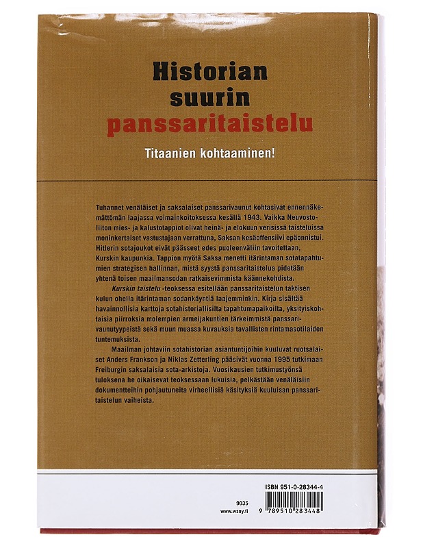 Kurskin taistelu / historian suurin panssaritaistelu - Frankson, Anders - Tietokirjat ja oppaat - 10105600051 - 1