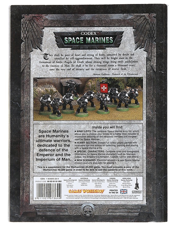 Codex: Space Marines  - Harrastekirjat - 10105600139 - 1