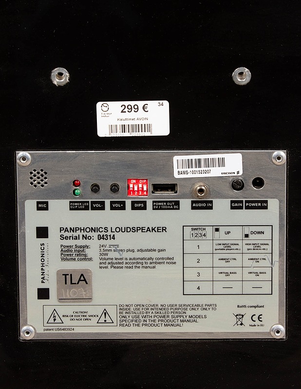 PANPHONICS LOUDSPEAKER -aktiivikaiutin - Audio - 10105600147 - 2