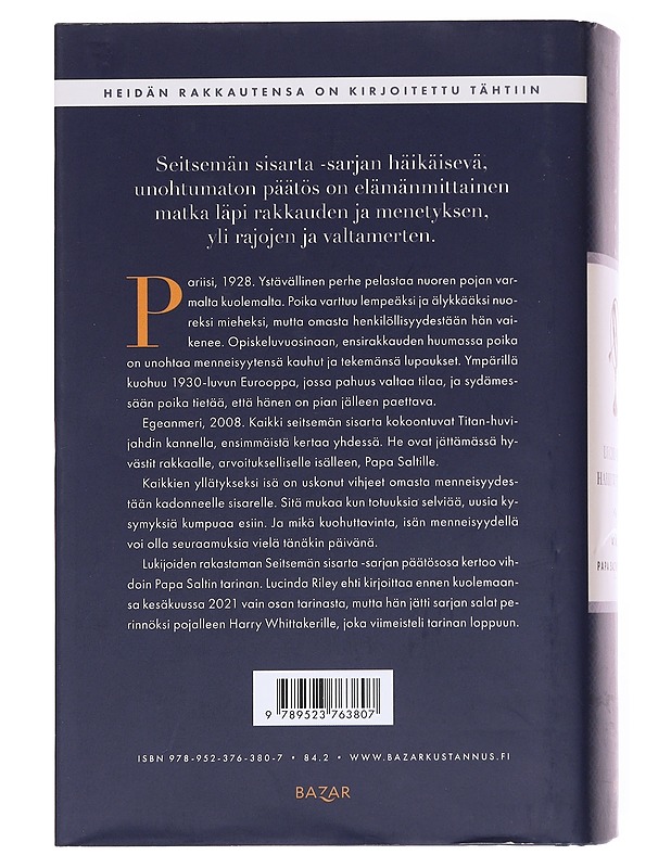 Atlas, Papa Saltin tarina - Riley, Lucinda - Romaanit ja novellit - 10105600228 - 1