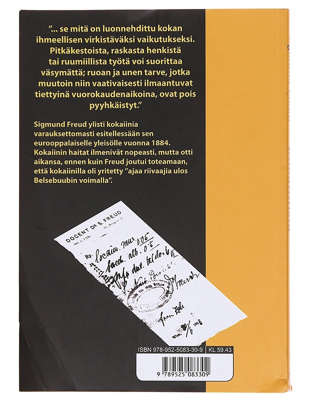 Kokaiinista - Freud, Sigmund - Tietokirjat ja oppaat - 10105600234 - 1