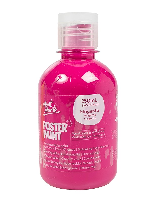 MONT MARTE julisteväri, 4 kpl - 250 ml - Askartelu - 10105600239 - 2
