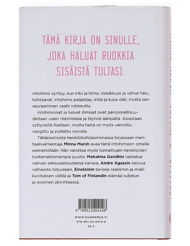 Intohimo : sytytkö? - Minna Marsh - Elämäkerrat ja muistelmat - 10105600253 - 1