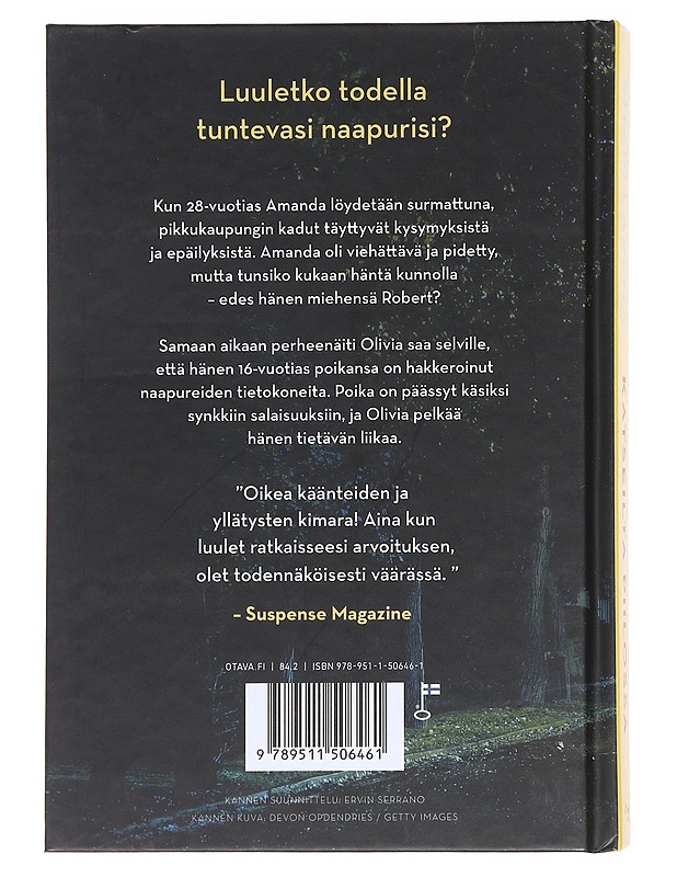 Katseilta piilossa - Lapena, Shari - Romaanit ja novellit - 10105600270 - 1