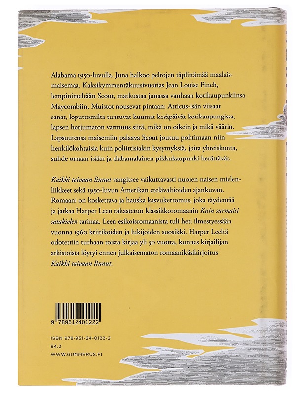 Kaikki taivaan linnut - Harper Lee - Romaanit ja novellit - 10105600282 - 1