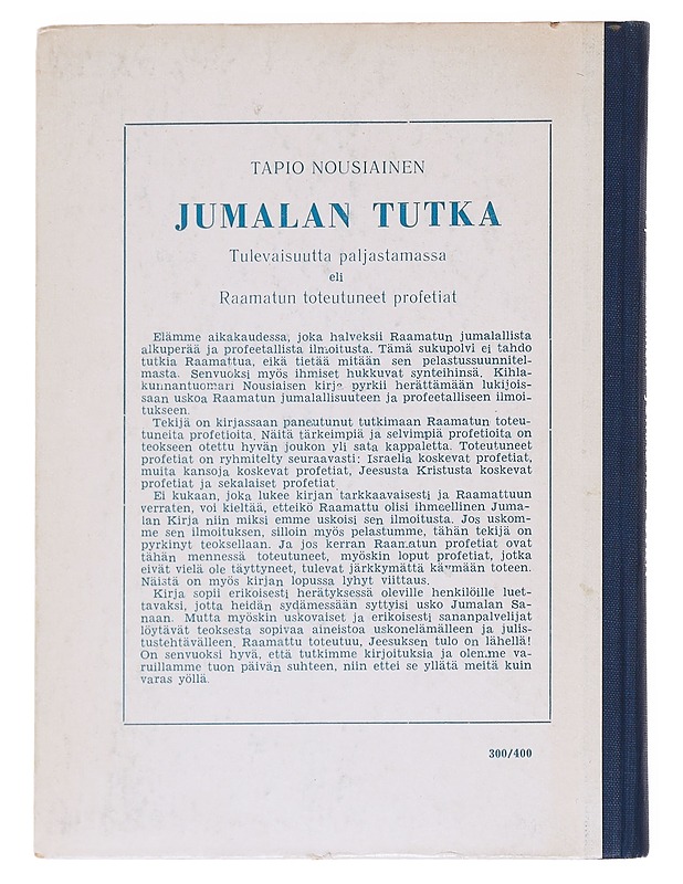 Jumalan tutka - Tapio Nousiainen - Tietokirjat ja oppaat - 10105600297 - 1