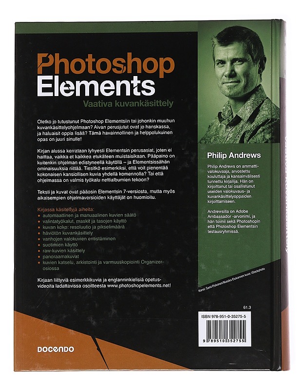 Photoshop Elements / vaativa kuvankäsittely - Andrews, Philip - Tietokirjat ja oppaat - 10105600306 - 1
