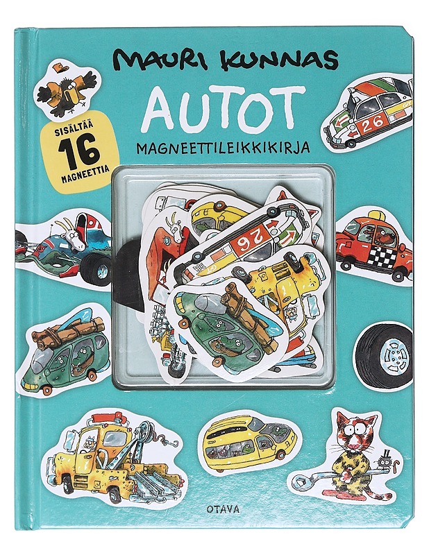 Autot : magneettileikkikirja - Mauri Kunnas - Lastenkirjat - 10105600367 - 0