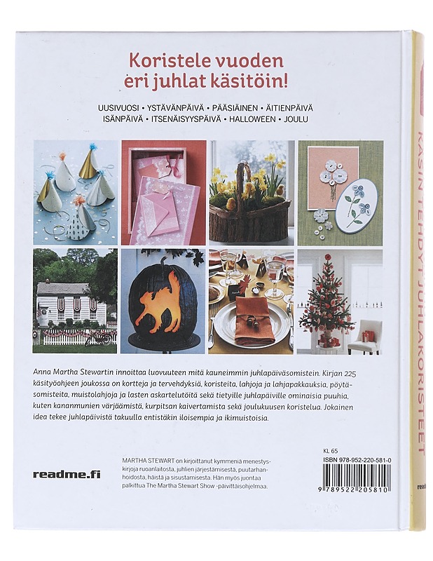 Martha Stewartin käsin tehdyt juhlakoristeet - Martha Stewart - Harrastekirjat - 10105600368 - 1