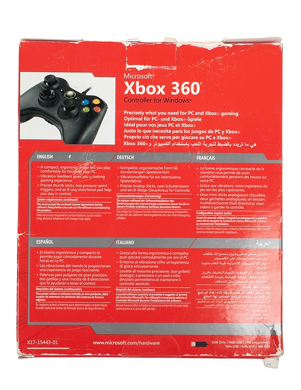 MICROSOFT Xbox 360 peliohjain - Konsolit ja konsolipelit - 10105600383 - 1