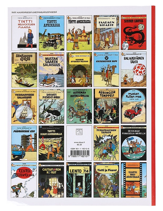 Kultasaksinen rapu - Hergé, 1907-1983 - Sarjakuvat - 10105600378 - 1
