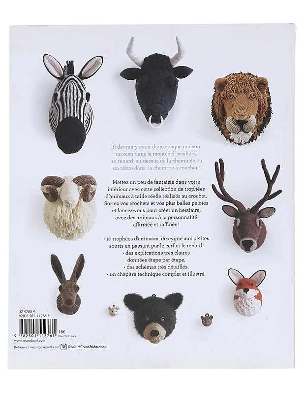 Trophées d'animaux au crochet - Mooncie, Vanessa - Käsityökirjat - 10105600386 - 1