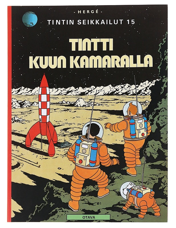 Tintti kuun kamaralla - Hergé, 1907-1983 - Sarjakuvat - 10105600385 - 0