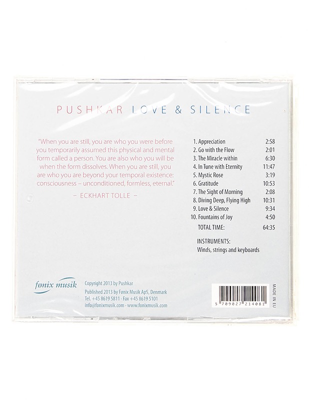 Pushkar : Love & Silence - CD - CD-levyt - 10105600403 - 1