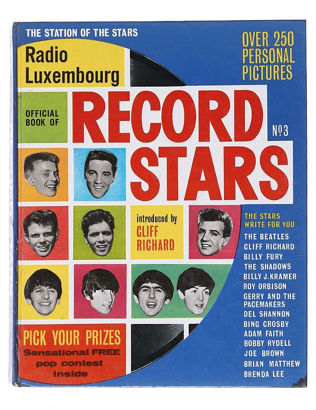 The Official Radio Luxembourg Book of Record Stars No. 3 -vuosikirja - Morris, Marcus - Musiikki- ja elokuvakirjat - 10105600405 - 0