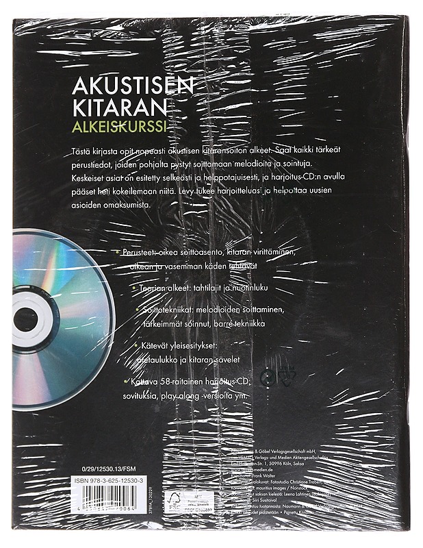 Akustisen kitaran alkeiskurssi : mukana harjoitus-CD - Walter, Frank - Musiikki- ja elokuvakirjat - 10105600416 - 1