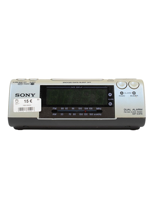 SONY Icf-c470 kelloradio - Viihde-elektroniikka - 10105600457 - 1