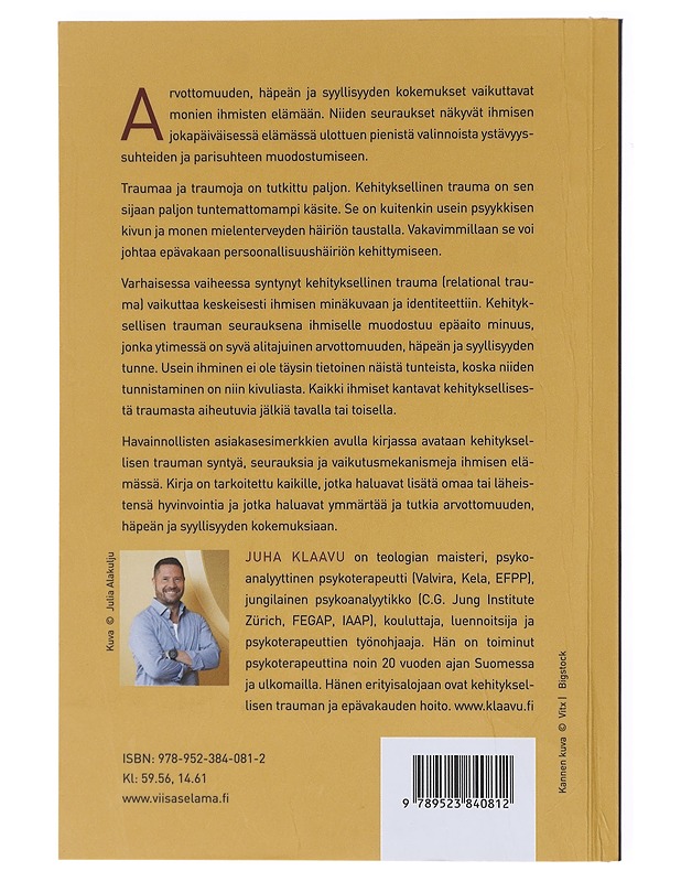 Lapsuuden kehityksellinen trauma  - Klaavu, Juha  - Tietokirjat ja oppaat - 10105600478 - 1