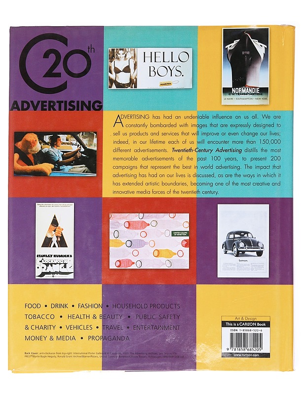 20th century advertising - Dave Saunders - Harrastekirjat - 10105600487 - 1