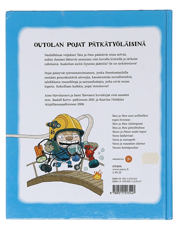 Tatu ja Patu työn touhussa - Havukainen, Aino - Lastenkirjat - 10105600499 - 1
