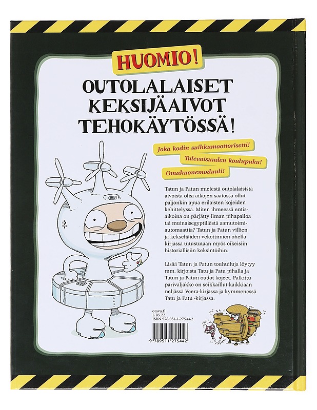 Tatun ja Patun kummat keksinnöt kautta aikojen - Havukainen, Aino - Lastenkirjat - 10105600506 - 1