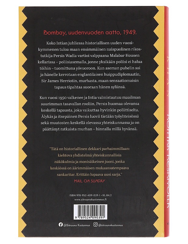 Kuolema koittaa keskiyöllä - Khan, Vaseem - Romaanit ja novellit - 10105600519 - 1