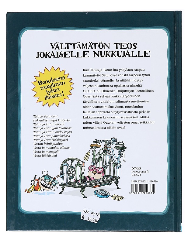 Tatun ja Patun outo unikirja - Havukainen, Aino - Lastenkirjat - 10105600518 - 1