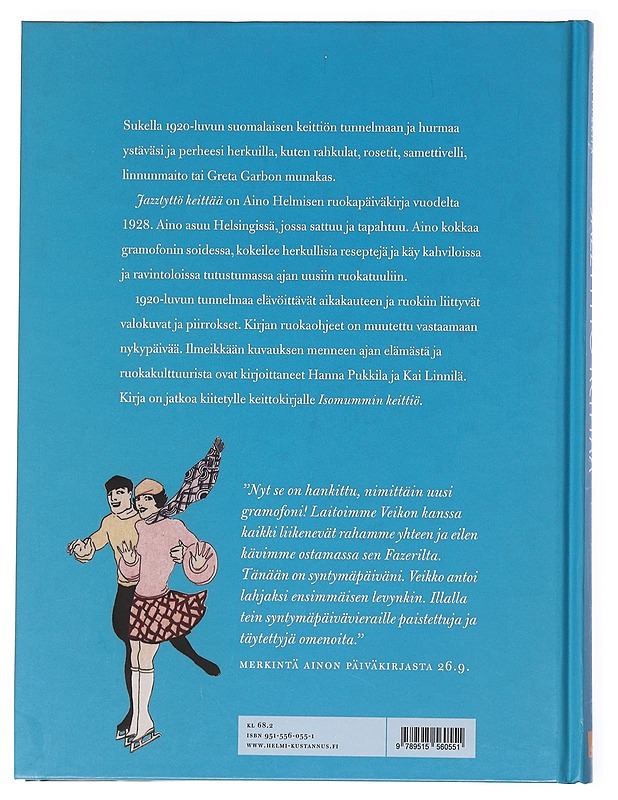 Jazztyttö keittää - Kai Linnilä&Hanna Pukkila - Elämäkerrat ja muistelmat - 10105600521 - 1