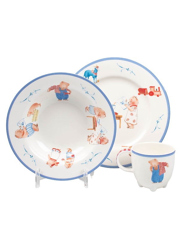 VILLEROY & BOCH karhuaiheinen astiasto - Lautaset ja kulhot - 10105600551 - 1