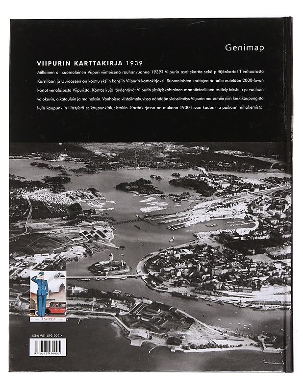 Viipurin karttakirja 1939 - Iltanen, Jussi - Historiakirjat - 10105600572 - 1