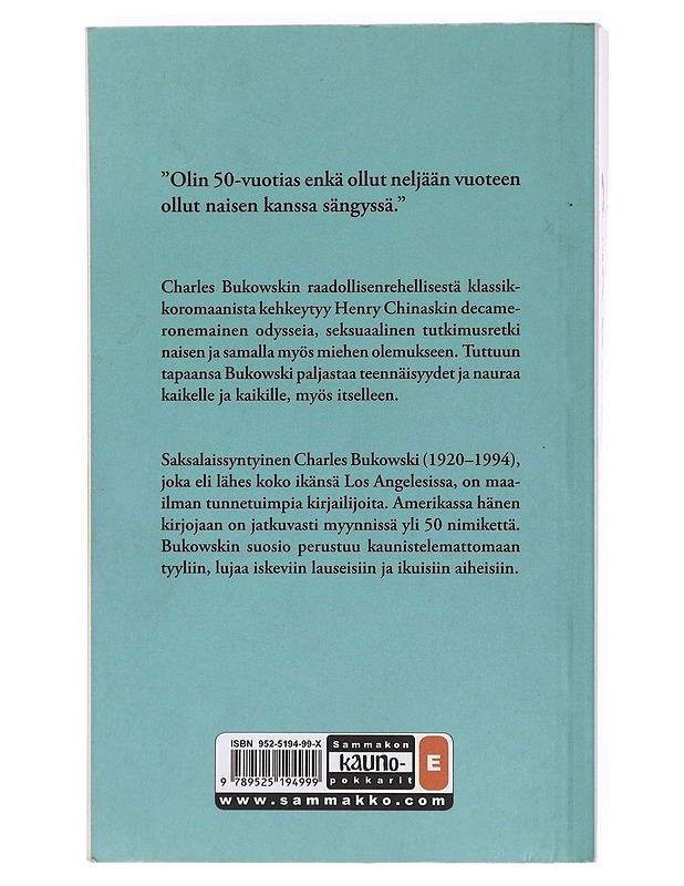 Naisia - Bukowski, Charles - Romaanit ja novellit - 10105600569 - 1