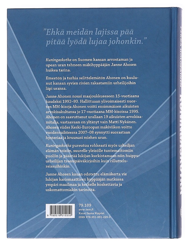 Kuningaskotka - Janne Ahonen - Elämäkerrat ja muistelmat - 10105600594 - 1
