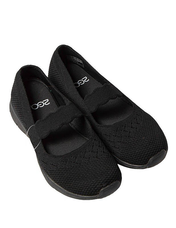 SKECHERS mustat lenkkarit, 36 - Naisten kävelykengät ja tennarit - 10105600616 - 0